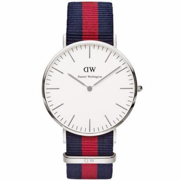 DW00100015 OROL DW 40MM S/S CINT OXFORD BLU/ROSSO
