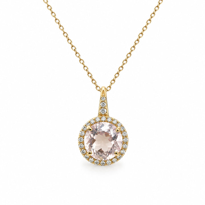 Ciondolo quarzo rosa