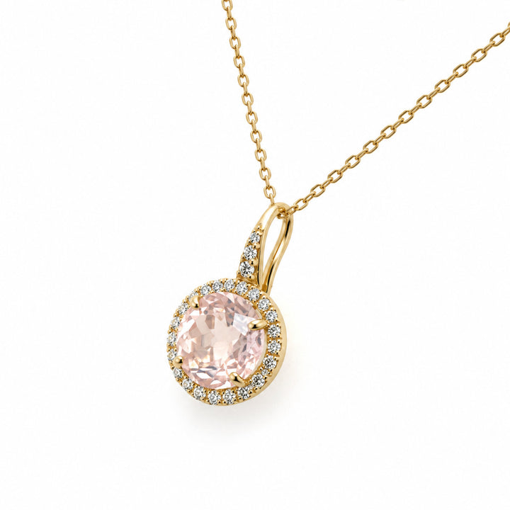 Ciondolo quarzo rosa