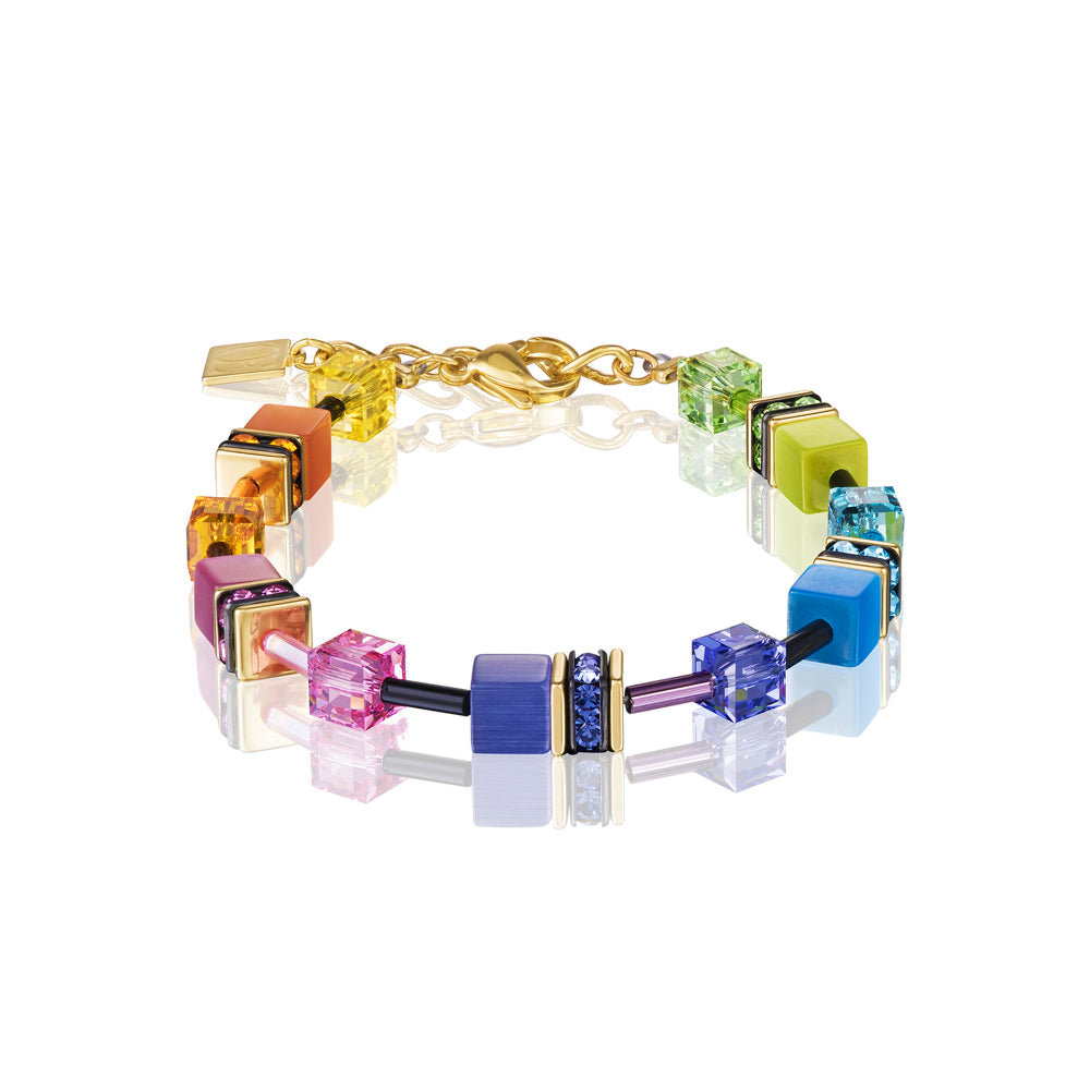 2838/30-1573 Geocube multicolor rainbow bracelet g