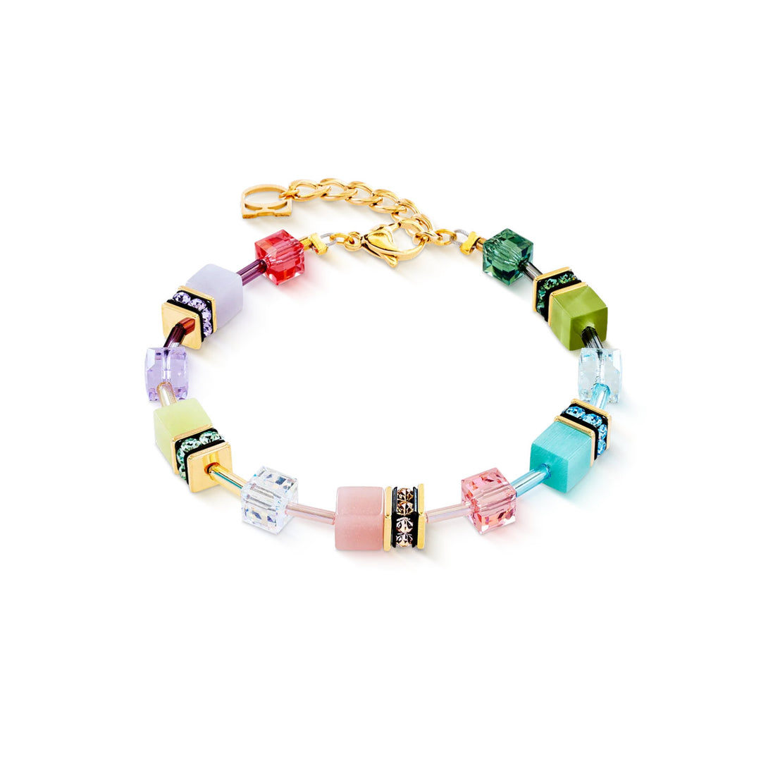 cdl geocube new multicolor bracciale oro