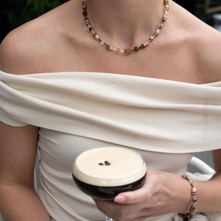 Bracciale Iconico GeoCUBE® Mocha Mousse