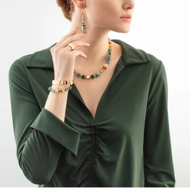 Collana GeoCUBE® Precious Statement oro-spring