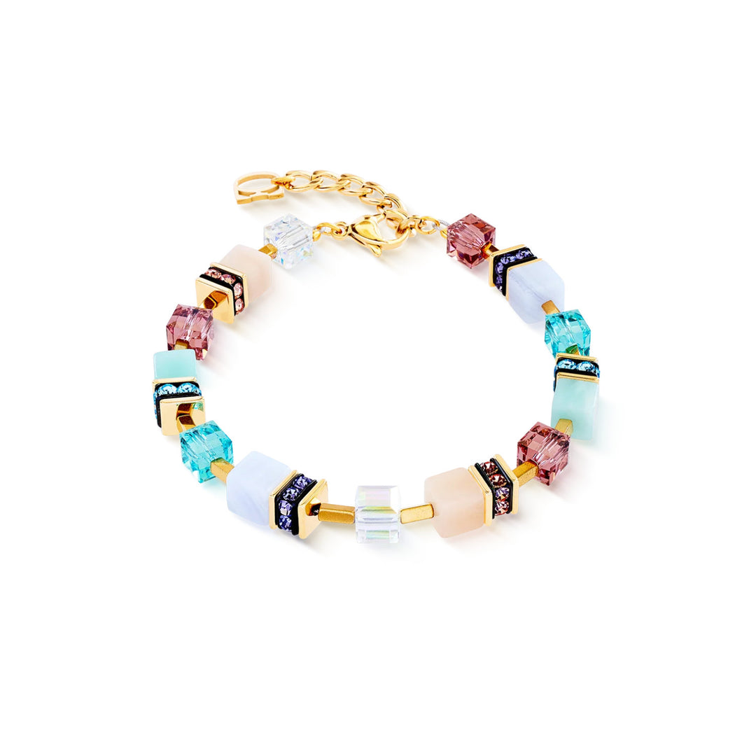 cdl big geocube azzurro-pesca bracciale oro