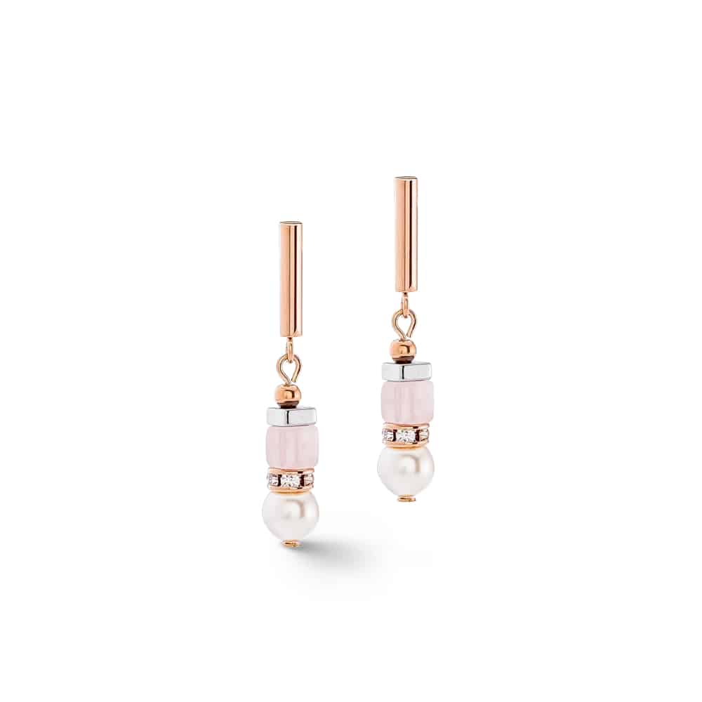 4354/21-1920 precious fusion offset gold earrings