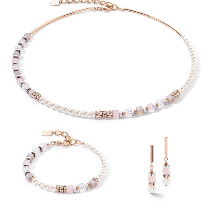 4354/21-1920 precious fusion offset gold earrings