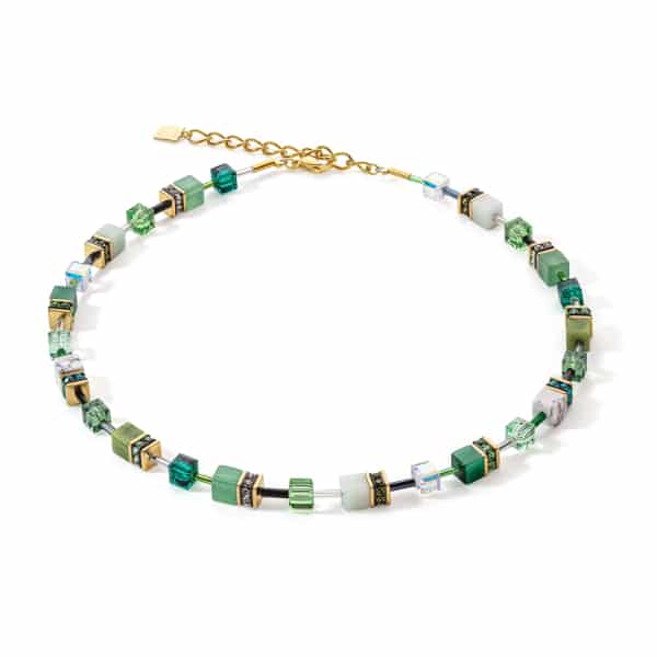 4905/10-0500 Geocube iconic precious green necklac