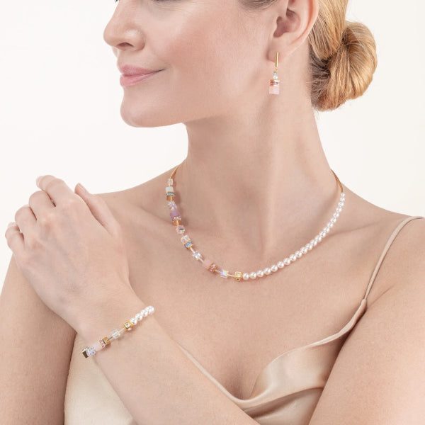 5086/10-1522 Geocube precious multic pastel pearls