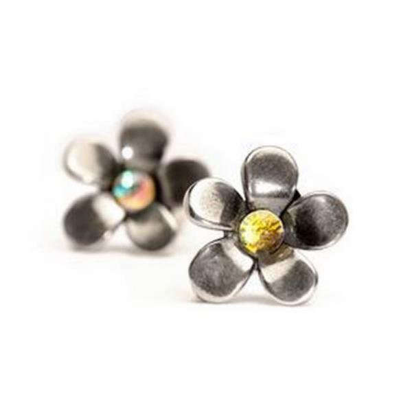 ORECCHINI FIORI D'ARGENTO