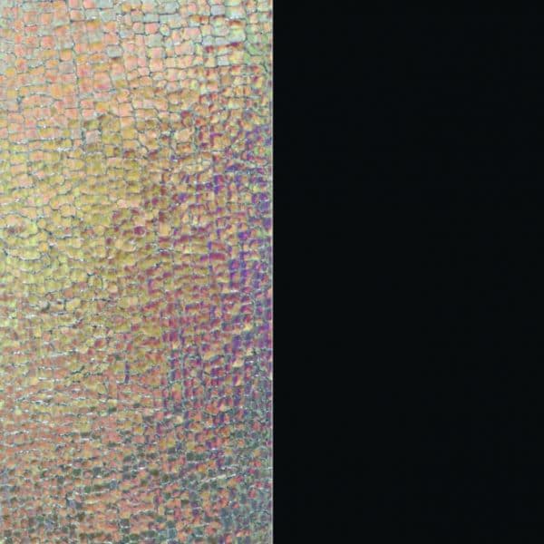 702145799BE000 LEATHER BAND 40MM IRIDESCENT/BLACK