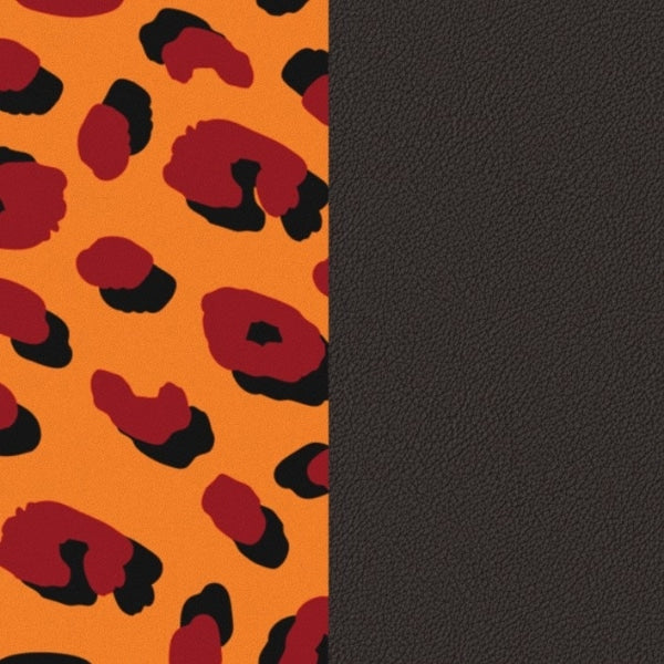702145799PP000 CUIR 40MM LEOPARD/BRUN