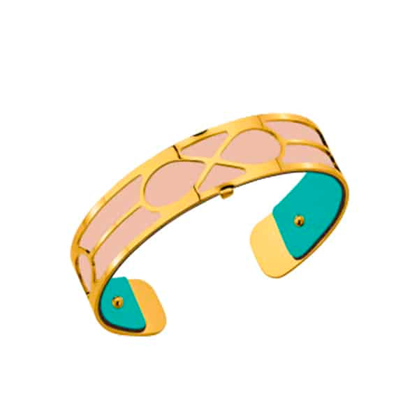 702145899AX000 LEATHER BAND 14MM NUDE /AQUATIC