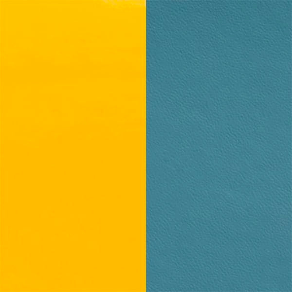 702145899C3000 LEATHER BAND 14MM YELLOW/BASALT BLU