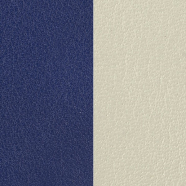 702145899DI000 CUIR 14MM INDIGO / BLANC CASSE