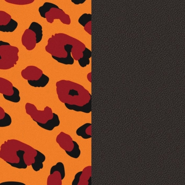 702145899PP000 CUIR 14MM LEOPARD/BRUN