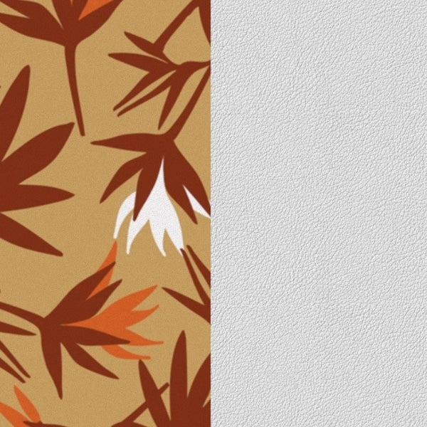 702145899PR000 CUIR 14MM OISEAUX PARADIS/ALBATRE