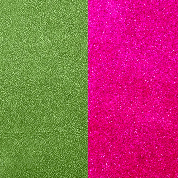 702755199B0000 LEATHER BAND 25MM ALOE/PINK