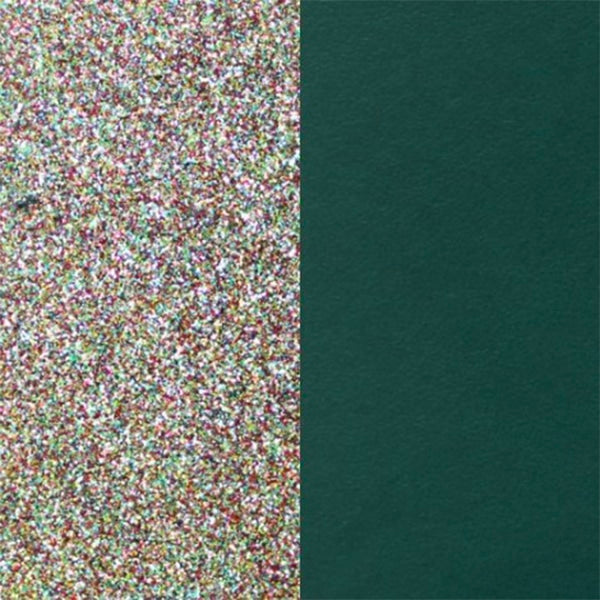 702755199BI000 LEATHER BAND 25MM GLITTER/TEAL