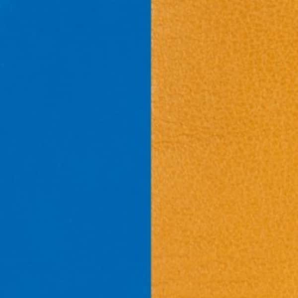 703215299DE000 CUIR 8MM BLEU/MOUTARDE