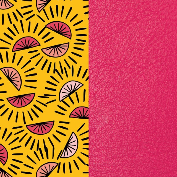 702755199P9000 CUIR 25MM AGRUMES / FUCHSIA