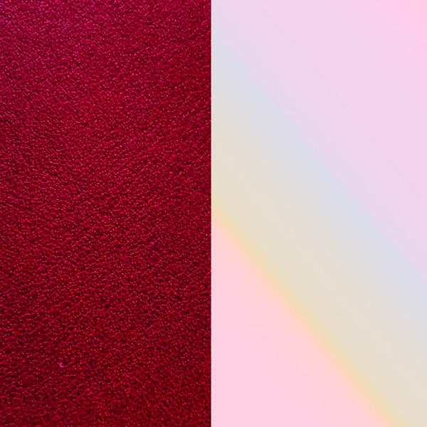 703218484CL000 VYNIL 43MM CARMINE RED/TEXT CREAM