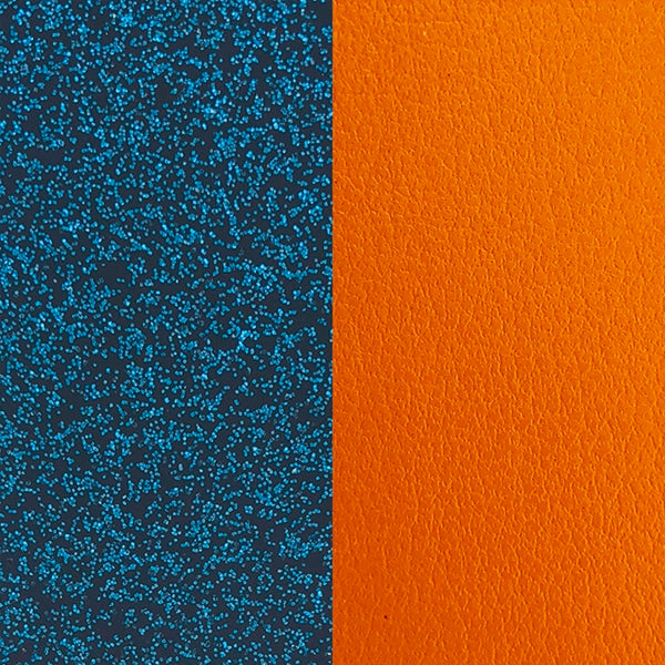 702755199CF000 LEATHER BAND 25MM BLUE SEQU/APRICOT