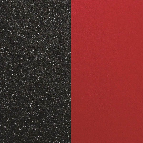 703218499CG000 BLACK GLITTER /RED LEATHER PIECE
