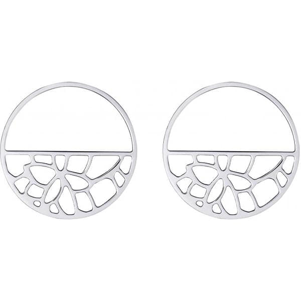 70331061600000 43MM SILVER NENUPHAR EARRINGS