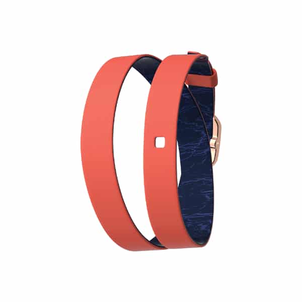 703485437BG000 10MM LEATHER CORAL NAV ROSE'