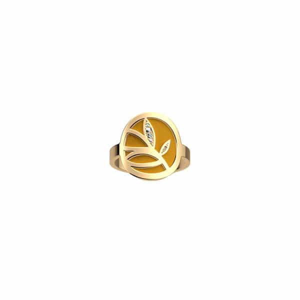 70380450108052 ARBRE DE VIE 16MM GOLD WITH ZIRGONI