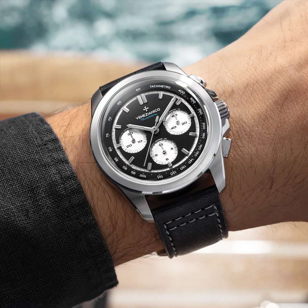 8221511c Bucintoro 42 Black dial with counters