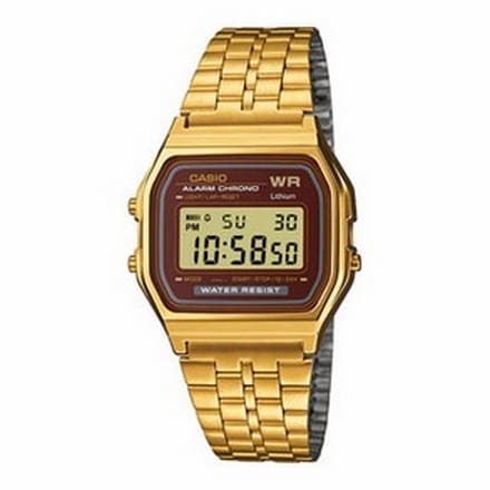 A159WGEA-5EF CASIO VINTAGE ORO INTERNO MARRONE