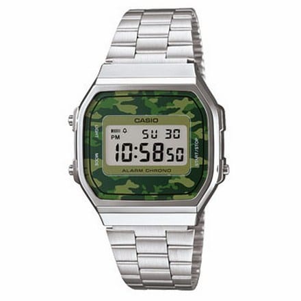 A168WEC-3EF CASIO VINTAGE QUADRANTE CAMOUFLAGE