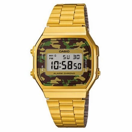 A168WEGC-3EF CASIO VINTAGE ORO QUADR. CAMOUFLAGE