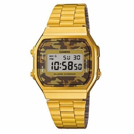 A168WEGC-5EF CASIO VINTAGE ORO QUADR. CAMOUFLAGE