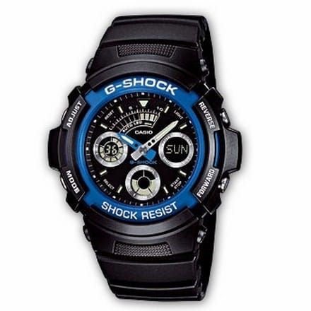 G-SHOCK NERO QUADRANTE BLU
