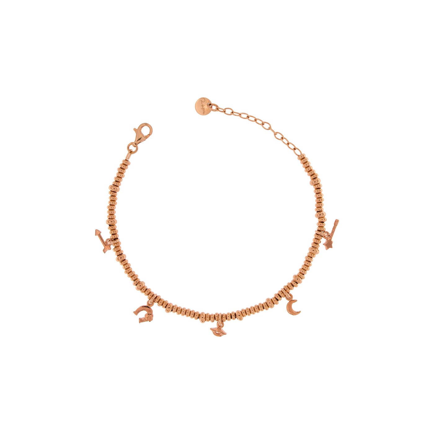BR-005 BRACCIALE ROSATO CON 5 SOGGETTI