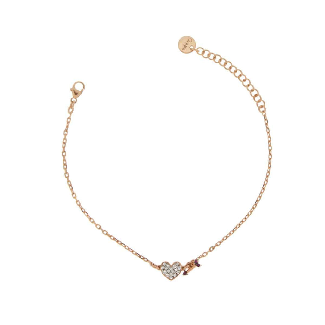 BRZ-201-C4 BRACCIALE ARG 925 QUADR FERRO DI CAVALL