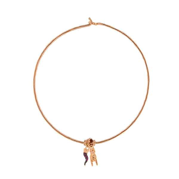 BRZCERCC7 BRACCIALE CORNO E CORNETTO