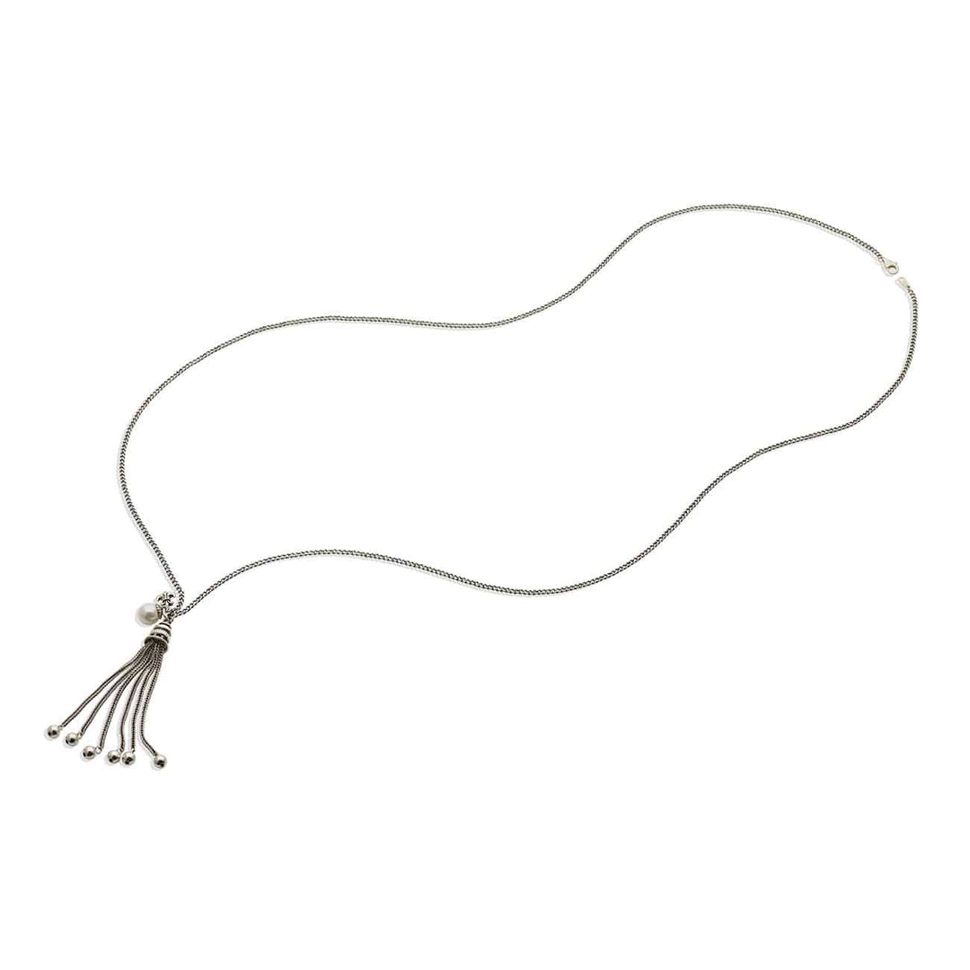 CL1162Y COLLANA ARGENTO E PERLE