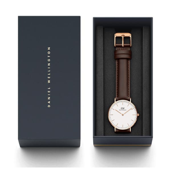 DW00100039 DW CLASSIC BRISTOL ROSE GOLD 36MM