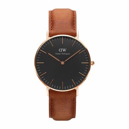 DW00100138 DW CLASSIC DURHAM ROSE' GOLD 36MM