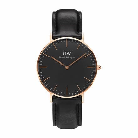 DW00100139 DW CLASSIC SHEFFIELD ROSE' GOLD 36 MM