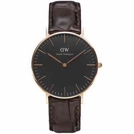 DW00100140 DW CLASSIC YORK ROSE' GOLD 36 MM