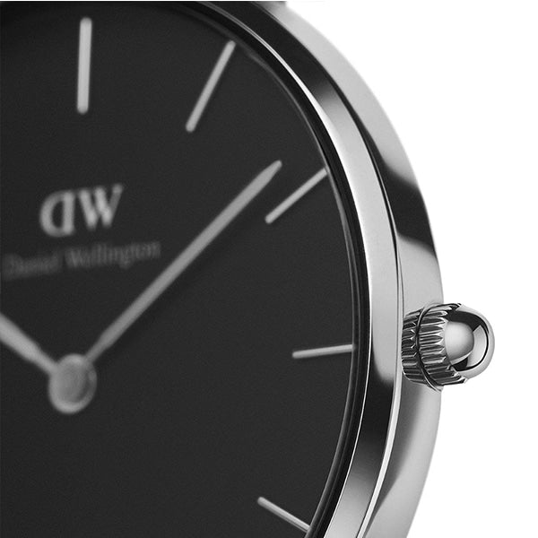 DW00100202 CLASSIC PETITE ASHFIELD SILVER 32MM
