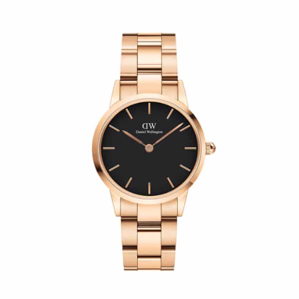 DW00100214 LINK WATCH ROSE GOLD 28MM