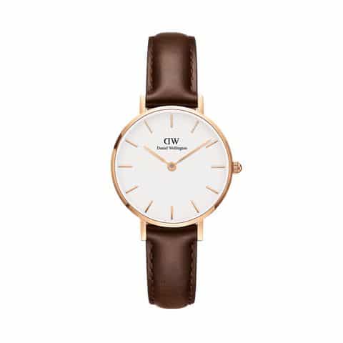 DW00100227 28MM CLASSIC PETITE BRISTOL ROSE' GOLD