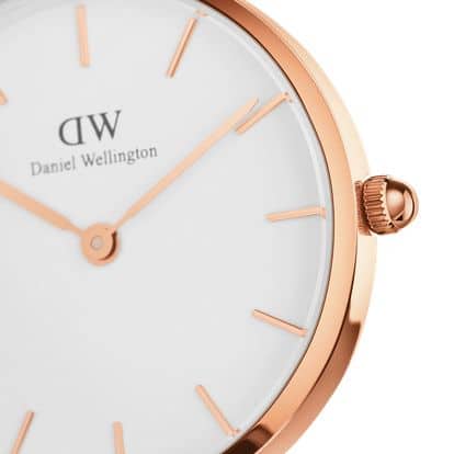 DW00100227 28MM CLASSIC PETITE BRISTOL ROSE' GOLD