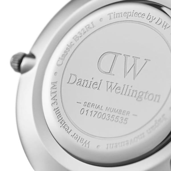 DW00100237 DW CLASSIC PETITE ST MAWES SILVER 28MM