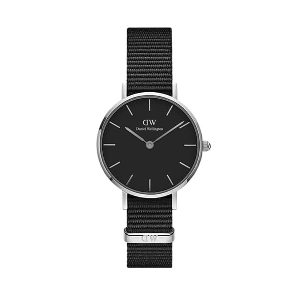 DW00100248 OROLOGIO DW 28MM SILVER BLACK PETITE CO
